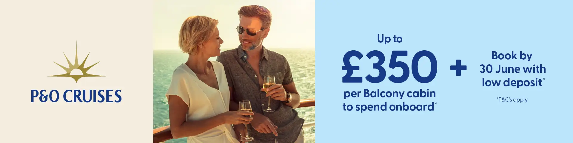 P&O Up to £350